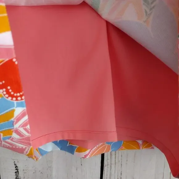 Talbots | GORGEOUS Colorful Canvas A-Line Skirt in Marvelous Floral - Picture 10 of 16